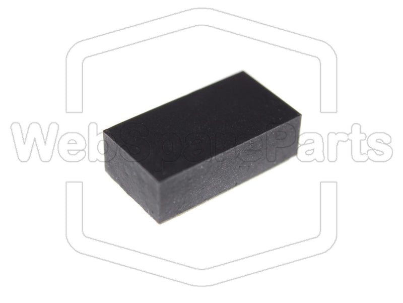 Pie de Goma Rectangular Autoadhesivo 13,0mm x 7,0mm Altura 4,0mm