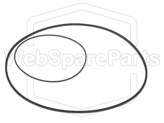 Kit de correas para pletina de casete – Kenwood KX-700