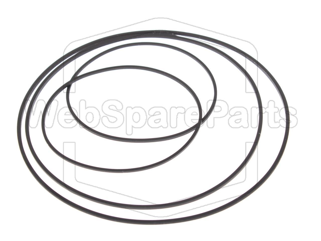 Belt Kit for Pioneer XR-P260F Double Cassette Deck
