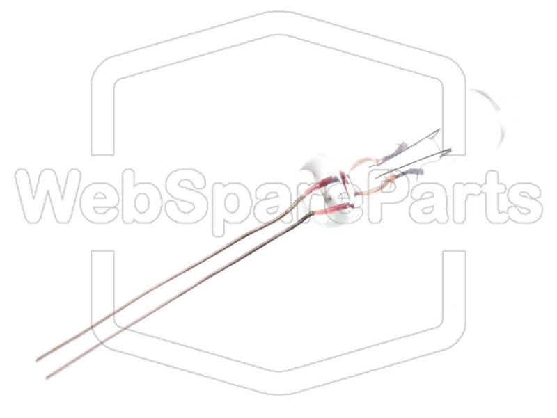 Lámpara incandescente 24 voltios 40 mA Ø 5,3 mm Longitud 19 mm 