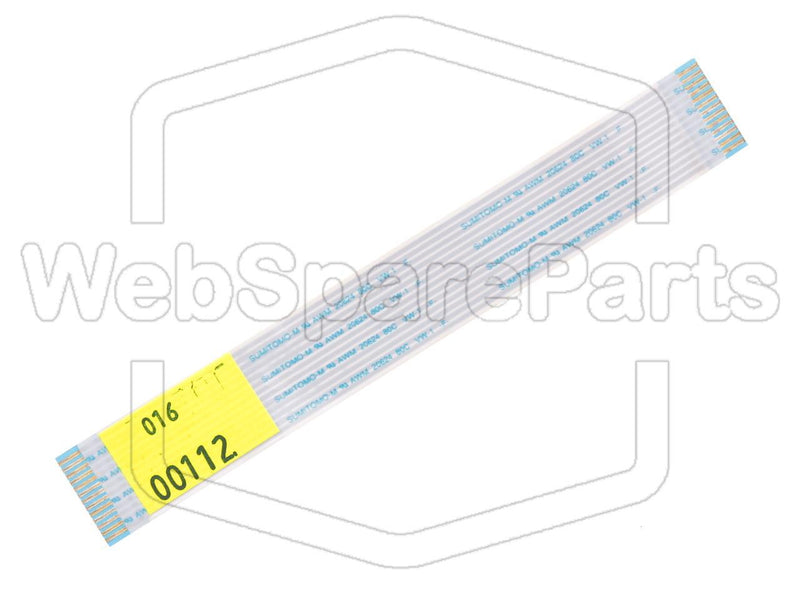 13 Pins Cable Plano L=125mm W=17.60mm