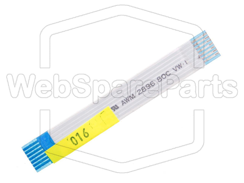 7 Pins Cable Plano invertido L=72mm W=10.30mm