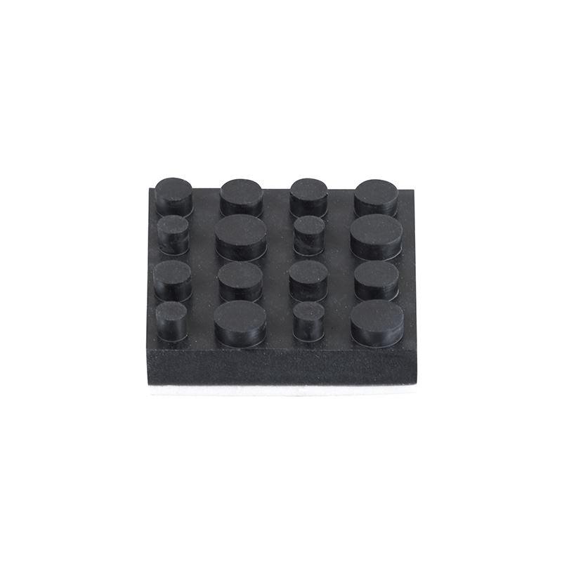 Dynavox Antivibe rubber device and speaker feet, square. 40 x 40 mm, set of 4 - WebSpareParts