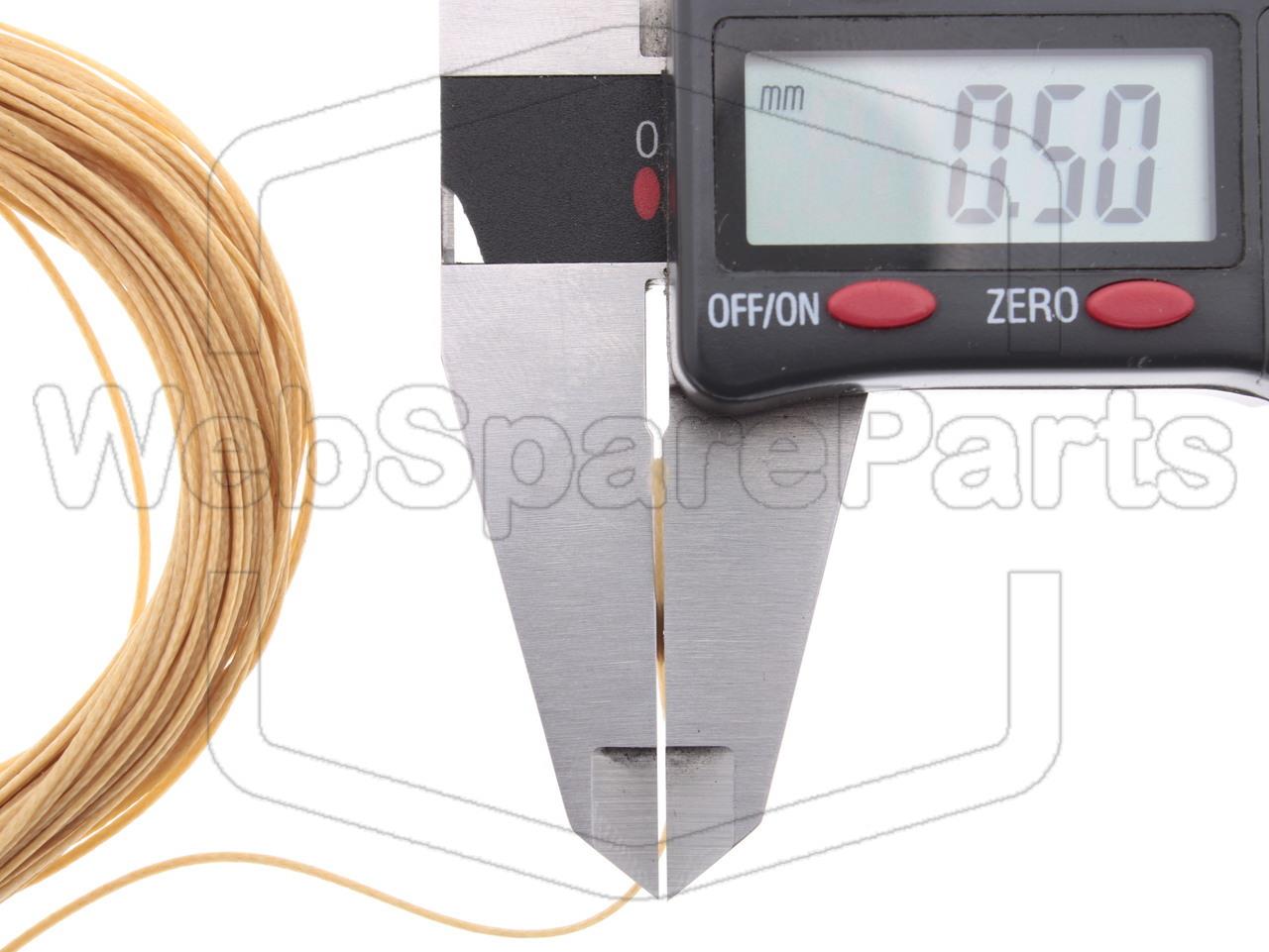 Cuerda de dial para radios vintage 0,5 mm stock antiguo 1 metro 