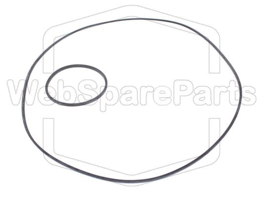 Kit de correas para autoradio vintage con casete – Sharp RG-875/B/S