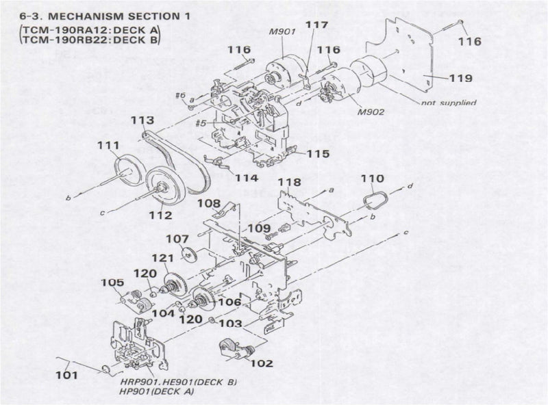 Sony Número de Parte X-3359-406-1 MONTAJE COMPLETO DE VOLANTE (FWD) Pos.(112)