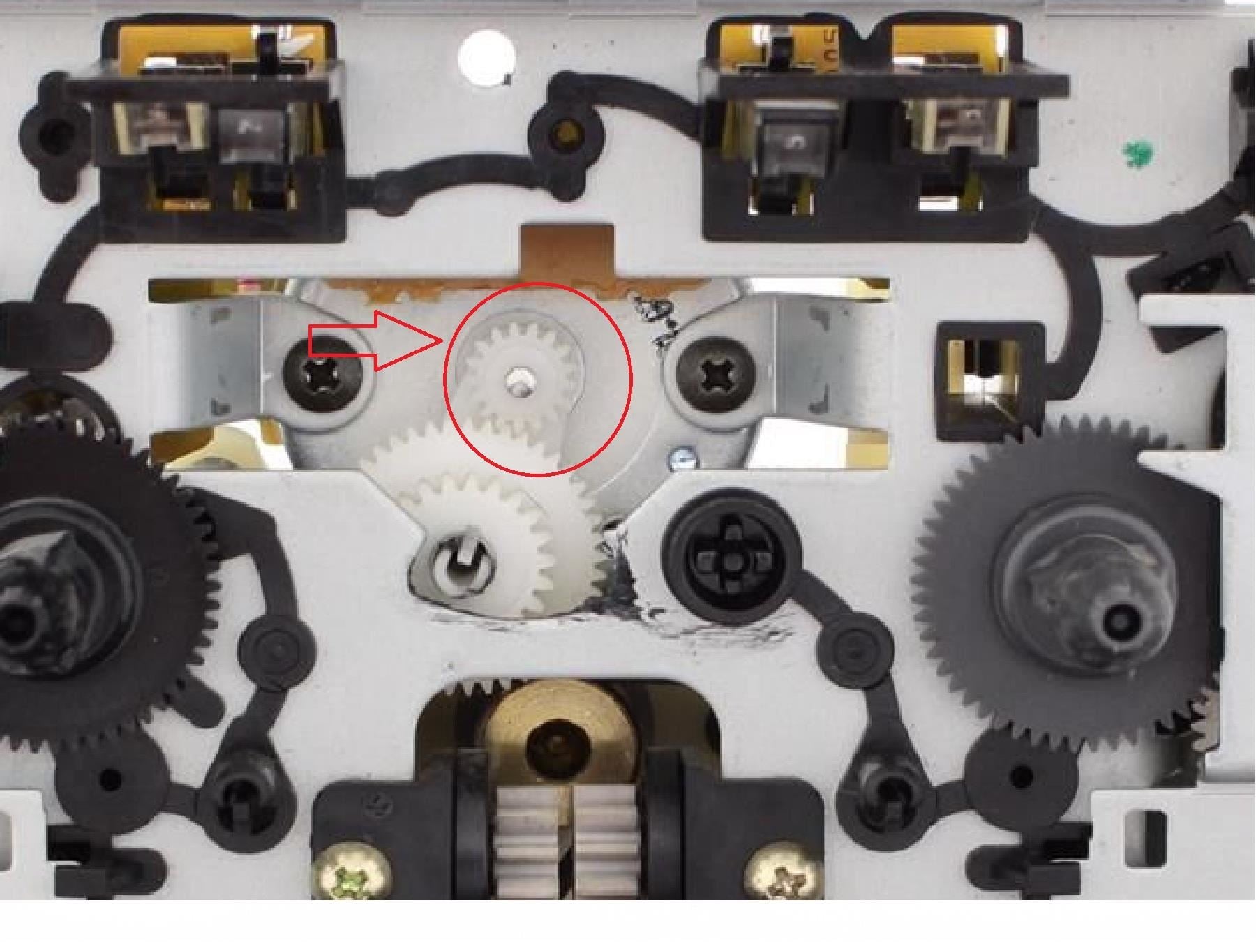 Gear FR/RW for Cassette Deck Sony TC-WR350Z