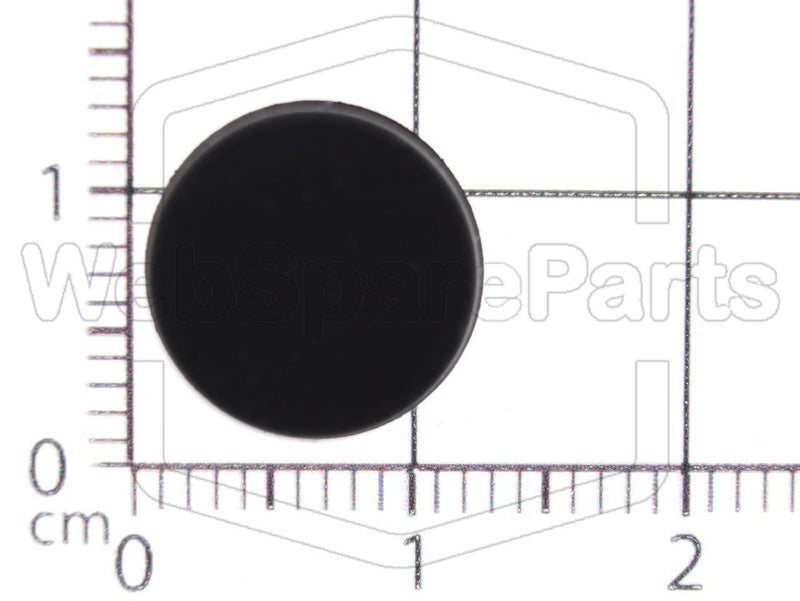 Round Rubber Foot Self-adhesive  Ø12mm; x Ø11.2mm x height 5.1mm