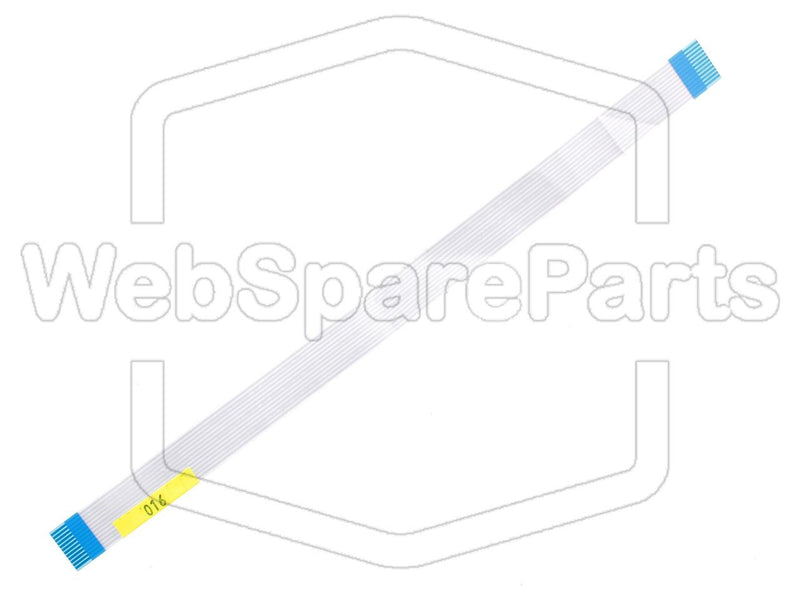 12 Pins Cable Plano L=220mm W=13.11mm