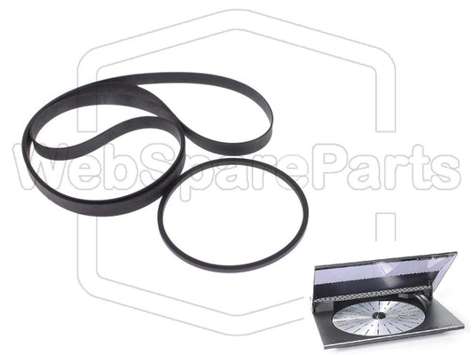 Kit de correas para tocadiscos Bang & Olufsen Beogram 3000 Type 5901
