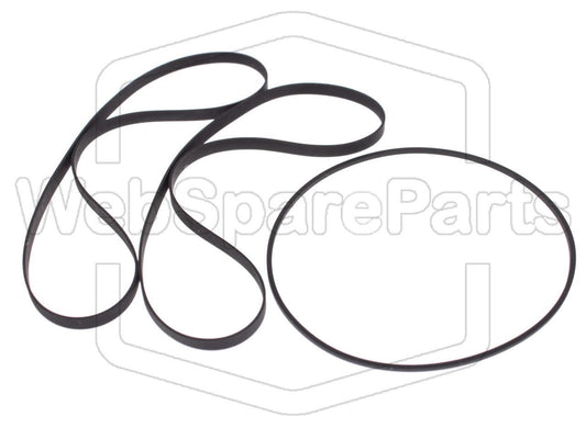 Kit de correas para pletina de doble casete – Kenwood KX-770W