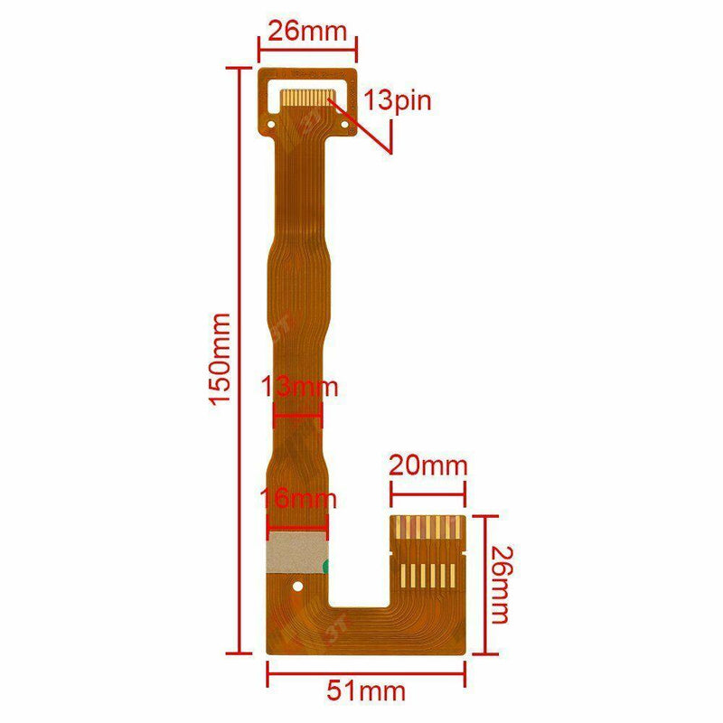 Kenwood J84-0121-12, J86-0021-05 Flex Ribbon Cable from Face to Printed Circuit Board - WebSpareParts