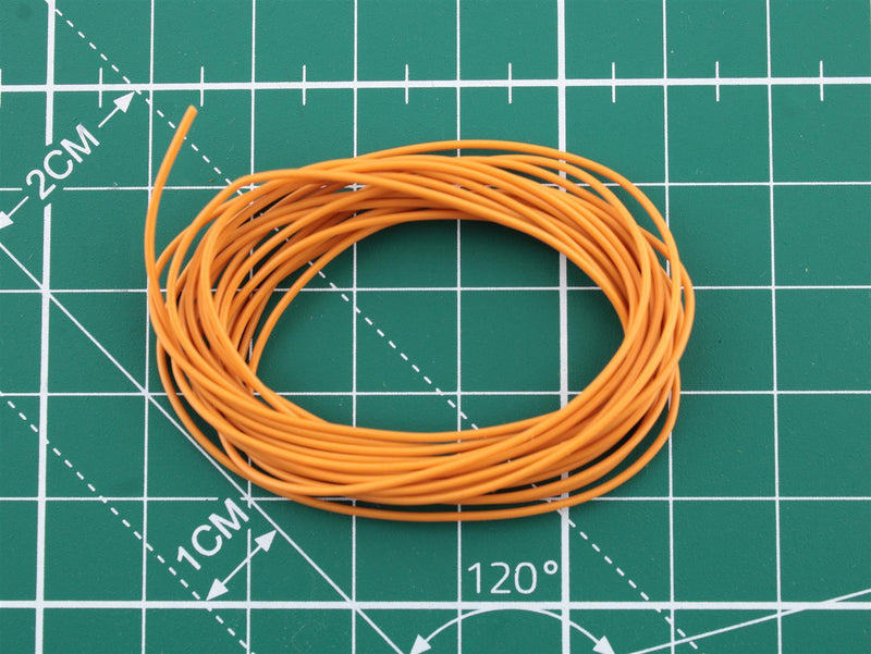 Multi strand electrical wire Orange 0.35mm x 2.0 meters - WebSpareParts