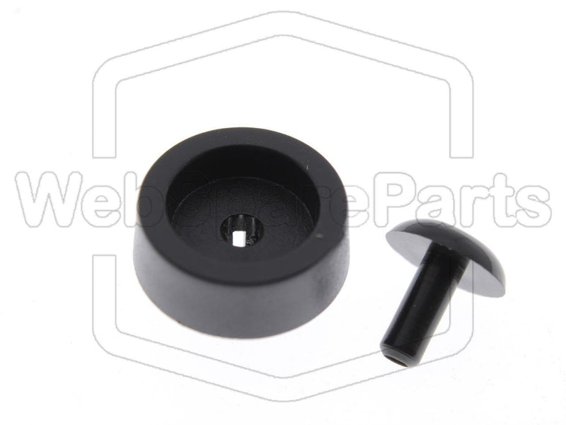 Quick Mounting Foot Black Polyethylene S4372 - WebSpareParts