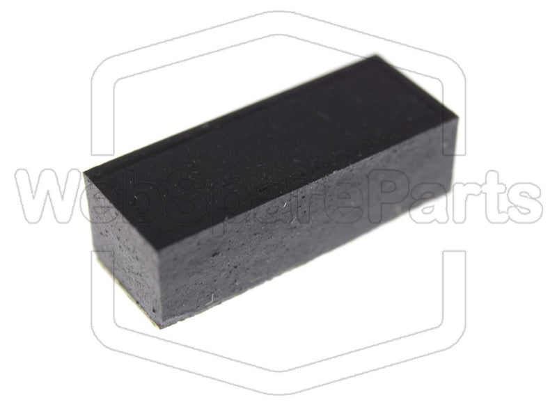 Rectangular Rubber Foot Self-adhesive 19.0m x 7.7mm Height 6.0mm - WebSpareParts