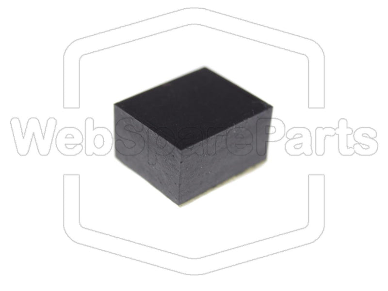 Rectangular Rubber Foot Self-adhesive 9.6mm x 8.0mm Height 5.5mm - WebSpareParts