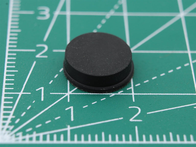 Round Rubber Foot Self-adhesive Ø11.3mm x Ø10.7mm x height 3.2mm - WebSpareParts