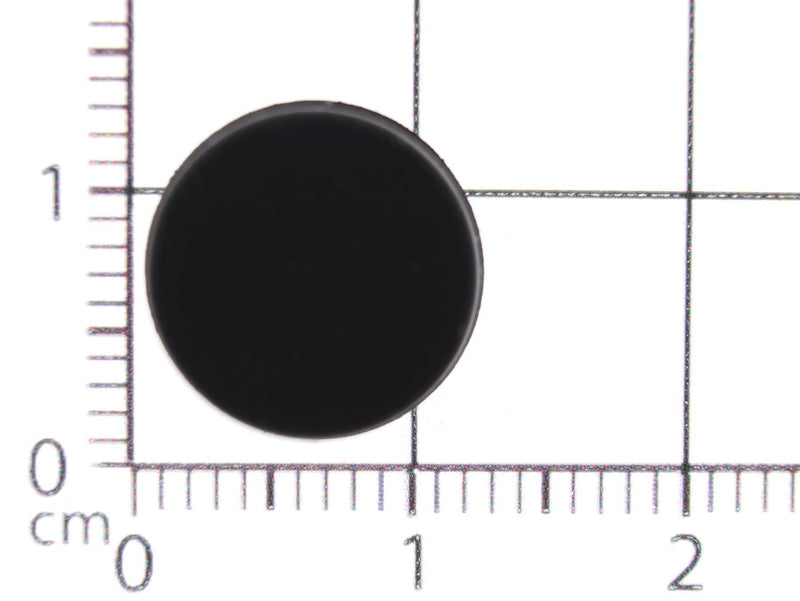 Round Rubber Foot Self-adhesive Ø12mm; x Ø11.2mm x height 5.1mm - WebSpareParts