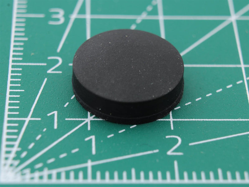 Round Rubber Foot Self-adhesive Ø4mm x Ø5mm x height 3.6mm - WebSpareParts