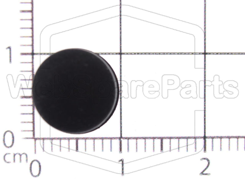 Round Rubber Foot Self-adhesive Ø9.9mm x Ø4mm x height 3mm - WebSpareParts