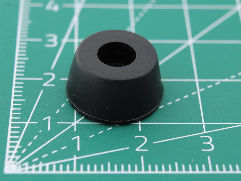 Round Rubber Foot With Hole Ø3.0mm Base Ø16.0mm - WebSpareParts