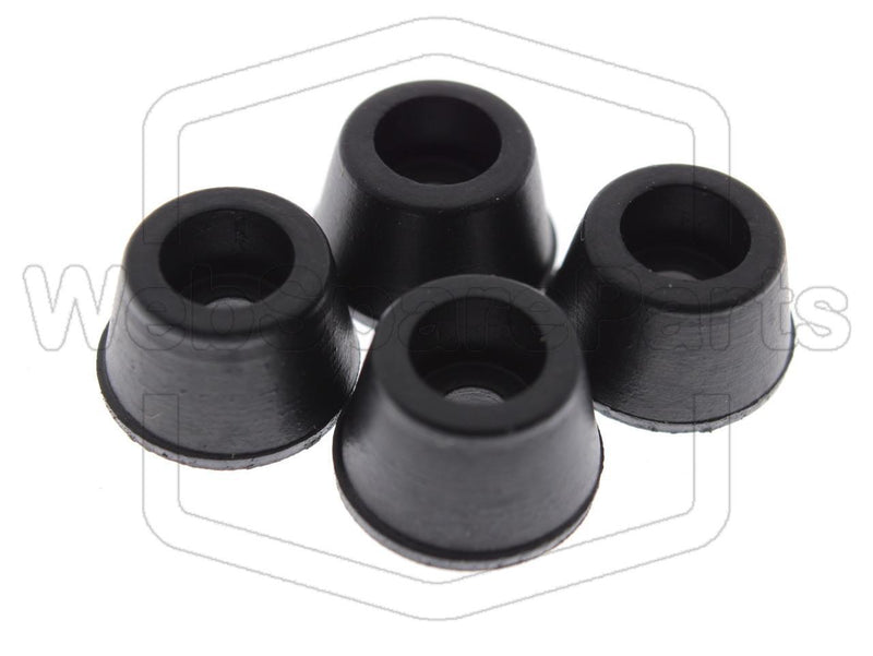 Round Rubber Foot With Ø3.2mm Base Ø11.5mm - WebSpareParts