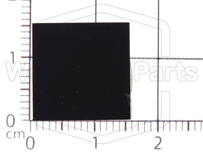 Square Rubber Foot Self-adhesive 15.0mm x 15.0mm Height 1.5 mm - WebSpareParts