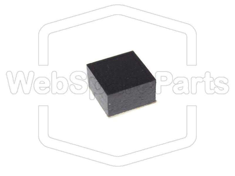 Square Rubber Foot Self-adhesive 7.0mm x 7.0mm x Height 4.0 mm - WebSpareParts