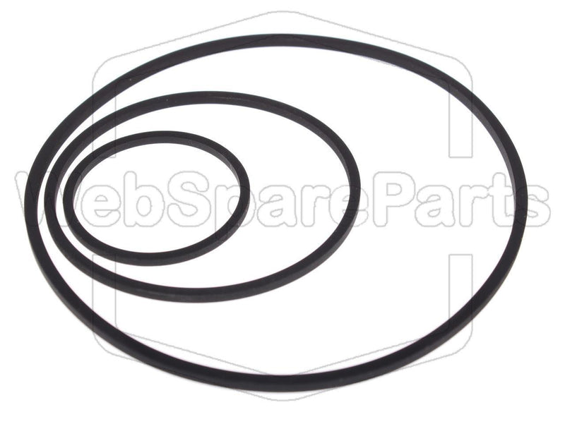 Belt Kit For Video Cassette Recorder Fujitsu General VGX-520 - WebSpareParts