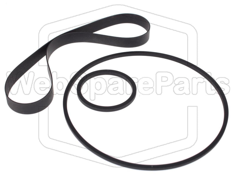 Belt Kit For Video Cassette Recorder Supra SV-7700 Mk II - WebSpareParts