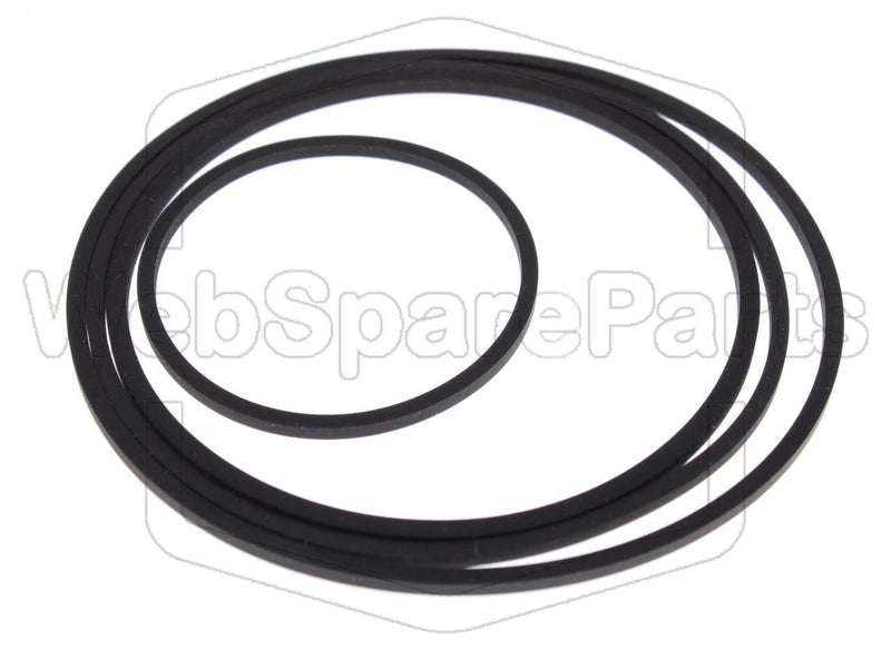 Belt Kit For Video Cassette Recorder Kuba 920 K 3000 F - WebSpareParts