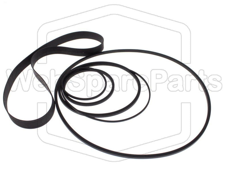 Belt Kit For Video Cassette Recorder Telerent N-8002T - WebSpareParts