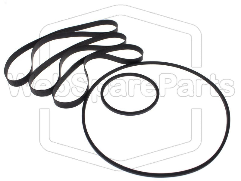 Belt Kit For Video Cassette Recorder Sharp VC-6300 S - WebSpareParts