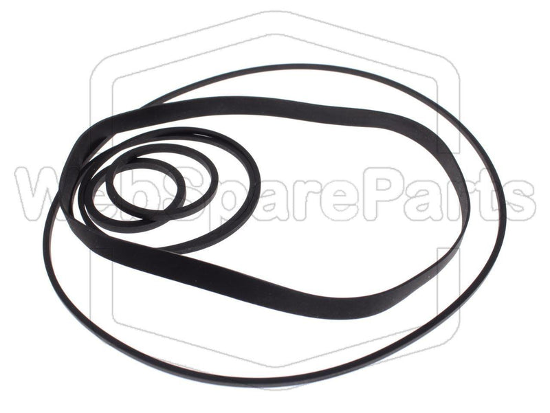 Belt Kit For Video Cassette Recorder Loewe OC-55 - WebSpareParts