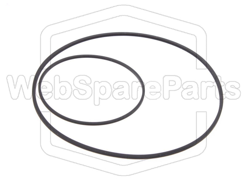 Belt Kit For Cassette Deck Panasonic SA-PM41 - WebSpareParts