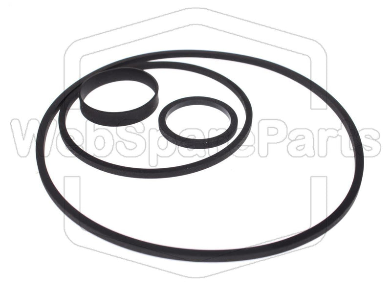 Belt Kit For Video Cassette Recorder Panasonic AG-1050 - WebSpareParts