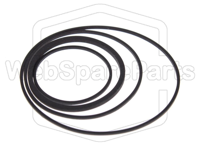 Belt Kit For Video Cassette Recorder JVC BR-7000 ER - WebSpareParts