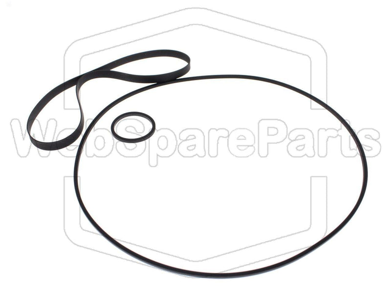 Belt Kit For Video Cassette Recorder PYE DV-186 - WebSpareParts