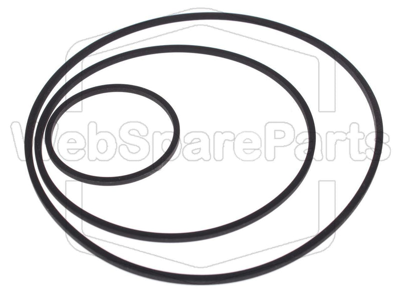 Belt Kit For Video Cassette Recorder Elbe EB-2100 - WebSpareParts