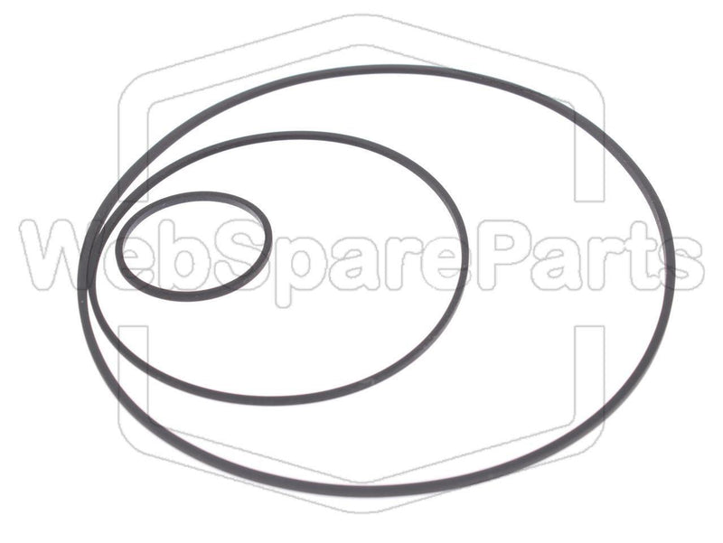 Belt Kit For Cassette Player Harman Kardon HK-1000 - WebSpareParts